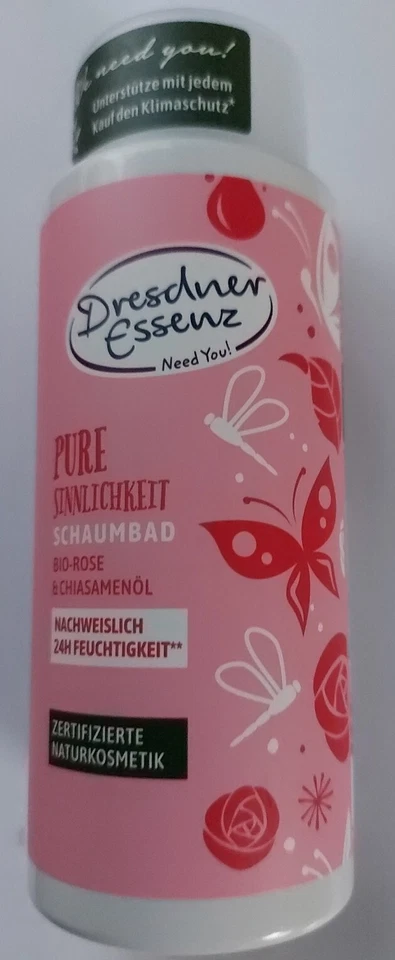 Dresdner Essenz Schaumbad"Bio-Rose/ChiasamenÃ¶l (Pure Sinnlichkeit) - Bild 2 von 2