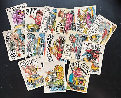 1973 DONRUSS Fantastic Odd Rods Series 2 Trading Card Stickers YOUR ...