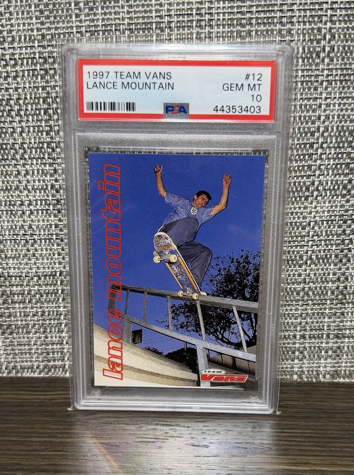 1997 Team Vans LANCE MOUNTAIN #12 PSA 10 Gem (Pop 2)