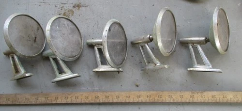 5 Vintage 1960-1966 MOPAR Exterior SIDE VIEW MIRRORS Part 2299521 Chrysler Old