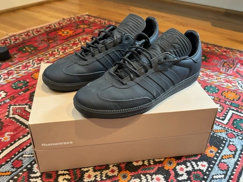 Adidas HUMANRACE Samba Pharrell Night Gray Men’s Size 12, New with box (IE7291)