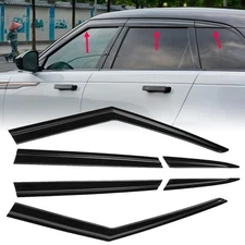 For LR Range Rover Velar 2018-2025 Window Visors Vent Sun Rain Guards Deflectors