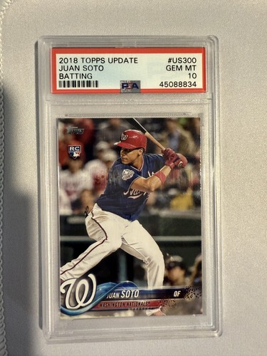 Juan Soto #US300 [Rookie] 2018 Topps Update PSA 10