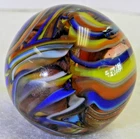 #20749m Beautiful Handmade Contemporary Keith Baker Marble .88 Inches *Mint*