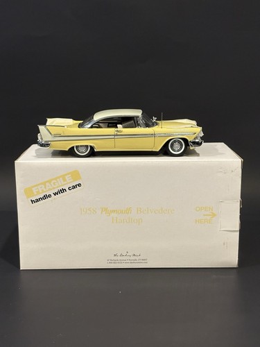 1958 Plymouth Belvedere Hardtop Danbury Mint 1:24 Scale Yellow