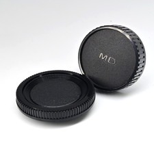 2pc Body Cap Rear Lens Set For Minolta MD MC SR Rokkor-X PG PF PE QD QE Celtic
