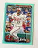 2024 Topps Series 1 ROYCE LEWIS (FANATICS) Aqua #208 - MINNESOTA TWINS