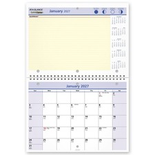 2027 At-A-Glance QuickNotes PM50-28 Monthly Desk-Wall Calendar, 11 x 8"