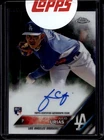 2016 Topps Chrome #RA-JU Julio Urias Rookie Autographs