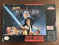 Super Star Wars: Return Of The Jedi (SNES, 1994) Authentic Game & Box No Manual