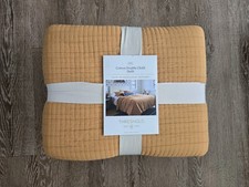 Double Cloth Quilt Mustard King Threshold