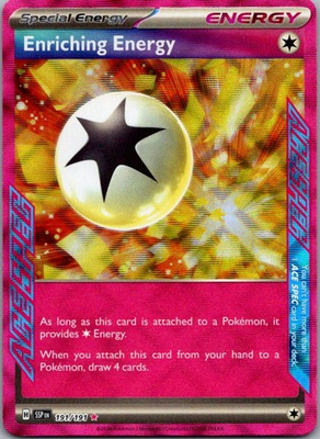 #ad Enriching Energy 191 191 ACE SPEC Rare Surging Sparks Pokemon Holo Near Mint $5.47