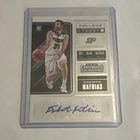 2018 Panini Contenders Draft Picks Autograph Rookie Dakota Mathias #88 Purdue