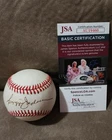 Reggie Jackson Signed Rawlings OALB Baseball HOF JSA Autograph Very Light Toning