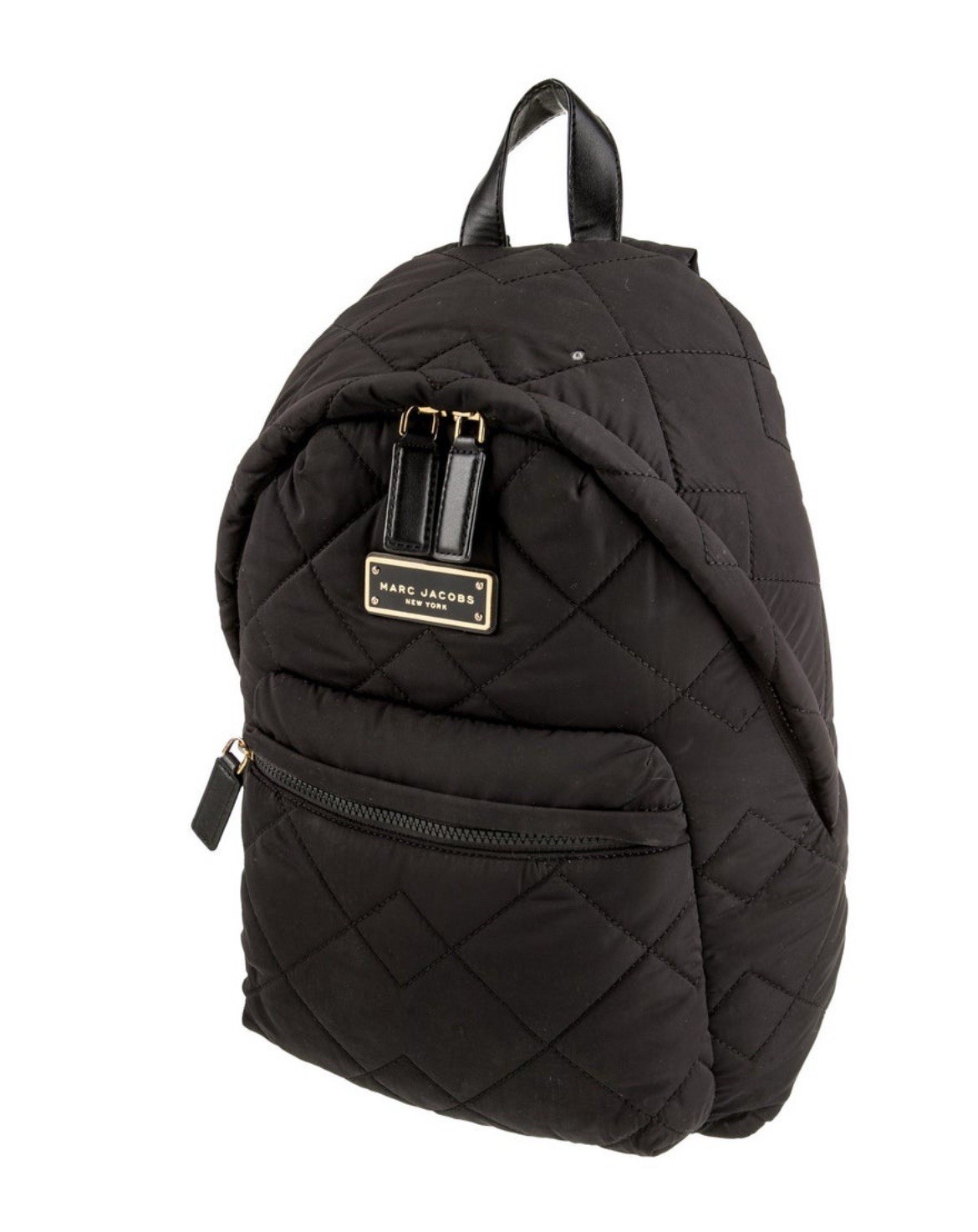 marc jacobs Authentic Solid Black  nylon quilted … - image 2