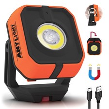 Work Light, Magnetic Rechargeable Light with 4 Modes 150 Rotatable, 1200LM ...