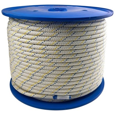 10,5 mm weiß blau gelb statisch LSK wenig dehnbar Kernmantel Seil Zugang Abseilen
