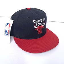Vintage 90s Chicago Bulls New Era Hat Fitted Size 7 Pro Model 5950 Wool USA