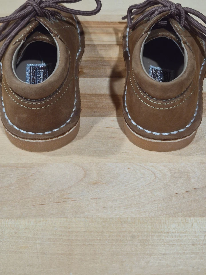 Zapatos de vestir L’amour marrón gamuza con cordones para niños talla 6 cuero Foto 4 de 4