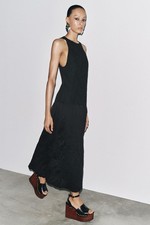 ZARA NEW SS25 ZW COLLECTION COMBINATION CRINKLED DRESS RETAIL 149 3135/274