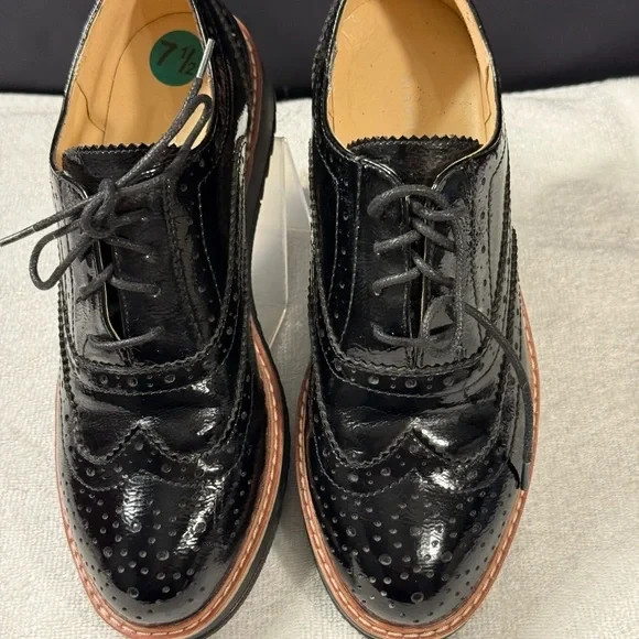 SAOLA Madden Girl suola a strappo in vernice nera nuova senza etichetta taglia 7 5