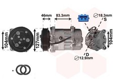 VAN WEZEL Kompressor, Klimaanlage für VW