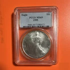 U.S. Mint American Eagle 1995 1 oz .999 Silver PCGS MS69 Coin