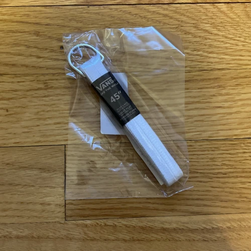 Lacci per scarpe Vans Off The Wall PIZZO PIATTO BIANCO lunghezza 45”