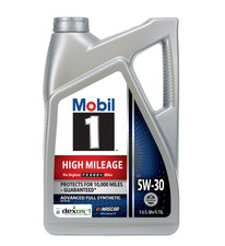 High Mileage Full Synthetic Motor Oil 5W-30, ...