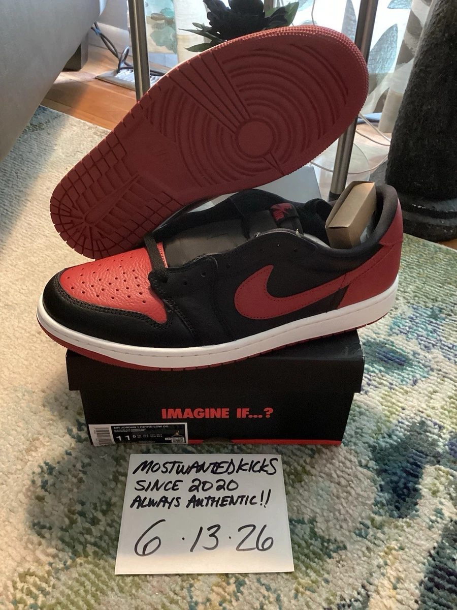Preços baixos em Jordan 1 Retro OG Low Bred | eBay