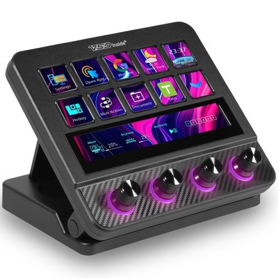 Macro Pad, Streaming Deck Stream Controller Soundboard Keypad, Programmable K...