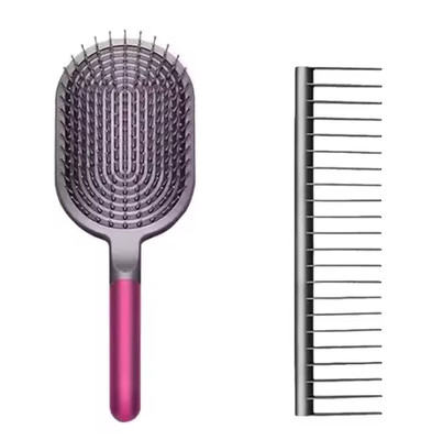 Dyson Supersonic Styling Set; Detangling Comb and Paddle Brush 969747-01 Fuchsia