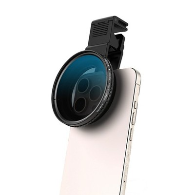 67mm Variable Neutral Desnsity (VND) Filter Lens for iPhone / Samsung / Google