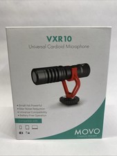 Movo VXR10 Universal Cardioid Condenser Video Microphone with Shock Mount