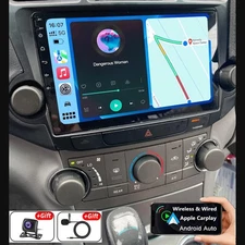 10.1" Pantalla Para Toyota Highlander 2008-2013 Radio Estéreo Carplay Car Radio