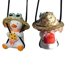 Cool Swinging Duck car Hanging Ornament, Pendant Interior Rearview Mirror E