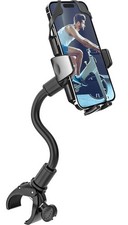 Indoor Bike Phone Holder, Adjustable Gooseneck Cell Phone Mount for Spin Bike...