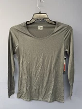 32 Degrees Heat Cool Long Sleeve Base Layer Shirt M HT Charcoal Gray