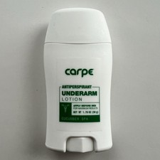 Carpe Antiperspirant Underarm Lotion CUCUMBER SPA 1.69oz  NEW  SEALED