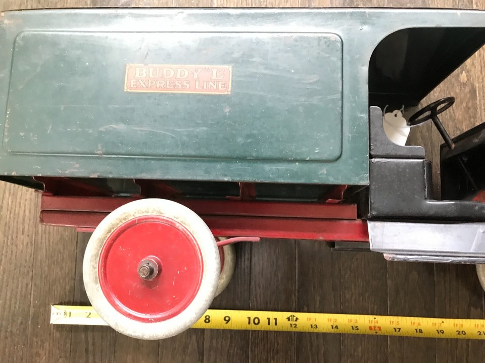 Early Steel Rare Express Line Delivery Truck Green-Black-Red 1920’s ...