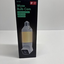 WYZE Bulb Cam Security Camera 2K HD Outdoor Light Bulb Camera Color Night Vision