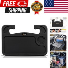 2 in 1 Car Steering Wheel Desk Tray for Laptop Car Mount with Pen Holder ...