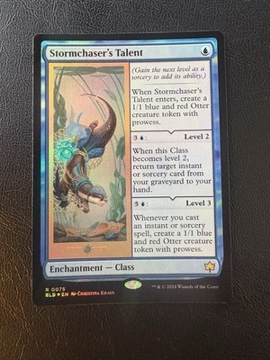 MTG Stormchaser's Talent Bloomburrow #0075 FOIL NM