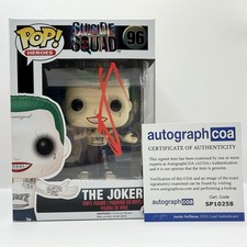 Jared Leto AUTOGRAPH - Joker - Suicide Squad - Signed Funko Pop ACOA