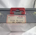 NEW SEALED 15 Drill Bit Index Set / Case Chromate CIC 200 1/6" to 1/2" By 32nds — photo 3