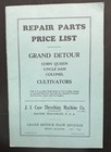 1927 J.I. Case Model Tractor Repair Illustrated Parts List & Price List Original — photo 1