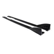 GONNE LATERALI NERE LUCIDE LAMA SPATS VALANCE PER MAZDA MX5 MX-5 NC MK3 2005-2015