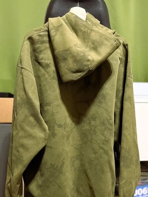 Travis Scott Jordan Washed Suede Hoodie Olive Cactus Jack XXL 2xl