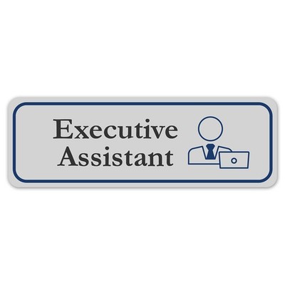 Standard Plus Executive Assistant Wall or Door Sign | Office Room Directions