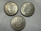 Morgan Silver Dollar 3 Coin Lot 90% Silver Coins 1889-P 1890-P 1896-P